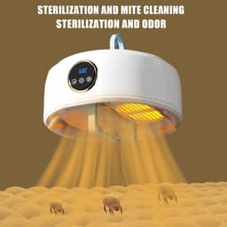 Draagbare wasdroger, opvouwbare droger met constante temperatuur van 68 °C, 1-8 uur timing, mini-droger voor 8-10 kledingstukken, kleine wasdroger voor appartement, trip — thumbnail 3