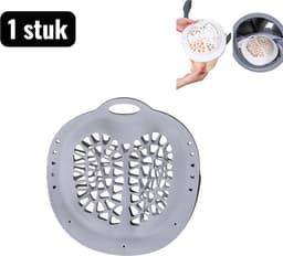 1 stuk - Waszak - Siliconen Waszak voor BH's - Ondergoedwaszak - Anti-Vervorming Wasbeschermer - Binnenwas Zak voor delicate Kleding - Grijs — thumbnail 1
