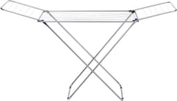 Dirt Devil Droogrek Inklapbaar – Wasrek Metaal met Anti-Slip Voeten – Wasrek met Vleugels tot 10KG – Drooglijn ca. 18 Meter – Opvouwbaar Wasrek voor Binnengebruik — thumbnail 3