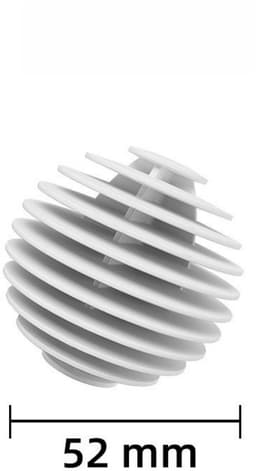 9stuks - Wasballen - Anti-klit - Speciaal voor de droogtrommel - Vlekverwijderende reinigingsballen - Voorkomt klitten in de was - Voor gemengde kleuren — thumbnail 3