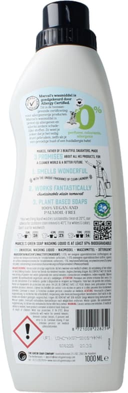 Marcel's Green Soap Wasmiddel Universeel 0% - 1 liter — thumbnail 3