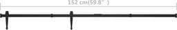 vidaXL - Ophangset - voor - minischuifdeur - 152 - cm - koolstofstaal — thumbnail 4