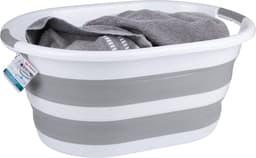 alpina Opvouwbare Wasmand - 60 x 30 x 45 cm - Plooimand - Handig op de camping - Kunststof — thumbnail 4