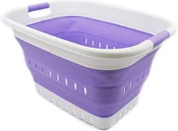 Heupwasmand - Wasmand Ergo - Ergonomische Wasmand - Wit - Paars — thumbnail 2
