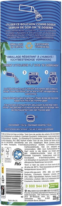 Lenor Geurbooster Zeebries - 6 x 235 gram - Wasparfum — thumbnail 5