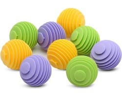 Allecto Plus - Wasballen 9 Stuks voor Wasmachine en Droger - Siliconen Herbruikbare Ballen - Stof Verzachten en Rimpels Verminderen - Eco-vriendelijke Materiaal