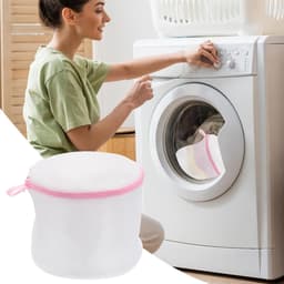 4 Stuks Bh Waszakken - Waszakken - Waszak - Wasgoed - Met Rits - Laundry Bag - Waszakje - Wasnet - Wasnetten - Wasnetje - Wassorteerder - Waszakjes - Wasmachine Zakjes - Bescherm Je Wasgoed En Wasmachine - Packing Cubes - Travel Organizer - 16*16cm — thumbnail 2