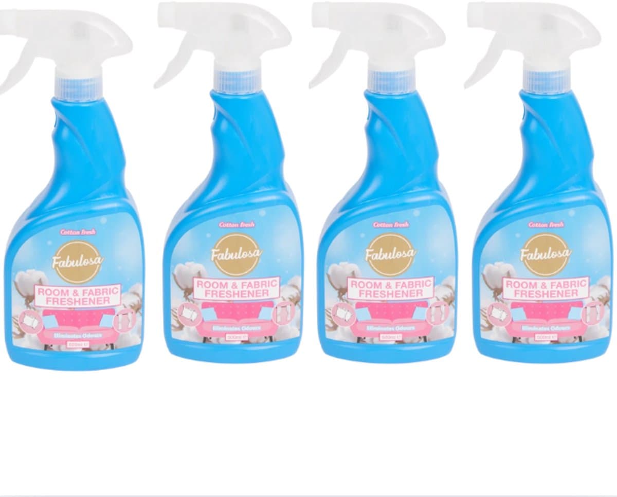 4x Fabulosa lucht- en textielverfrisser 500 ml — afbeelding 1
