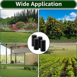 Allecto plus - Bufferschijf Grondankers - 200 stuks - Zwarte Bufferplaat - Kunststof Bufferschijven - Gazon Boerderij Tuinen Landscaping — thumbnail 3