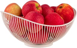 APS Fruitschaal - Fruitmand - Metaal - Zwart - 29,5 x 25,5 x 13,5 cm - 25,5 x 13,5 cm — thumbnail 3
