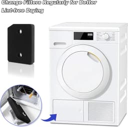 4 stuks- Droger Filter Sponsfilter - geschikt voor Miele 9164761 Warmtepompdroger - 207 x 157 x 30 mm Droger Pluizenfilter Sponsfilter — thumbnail 5