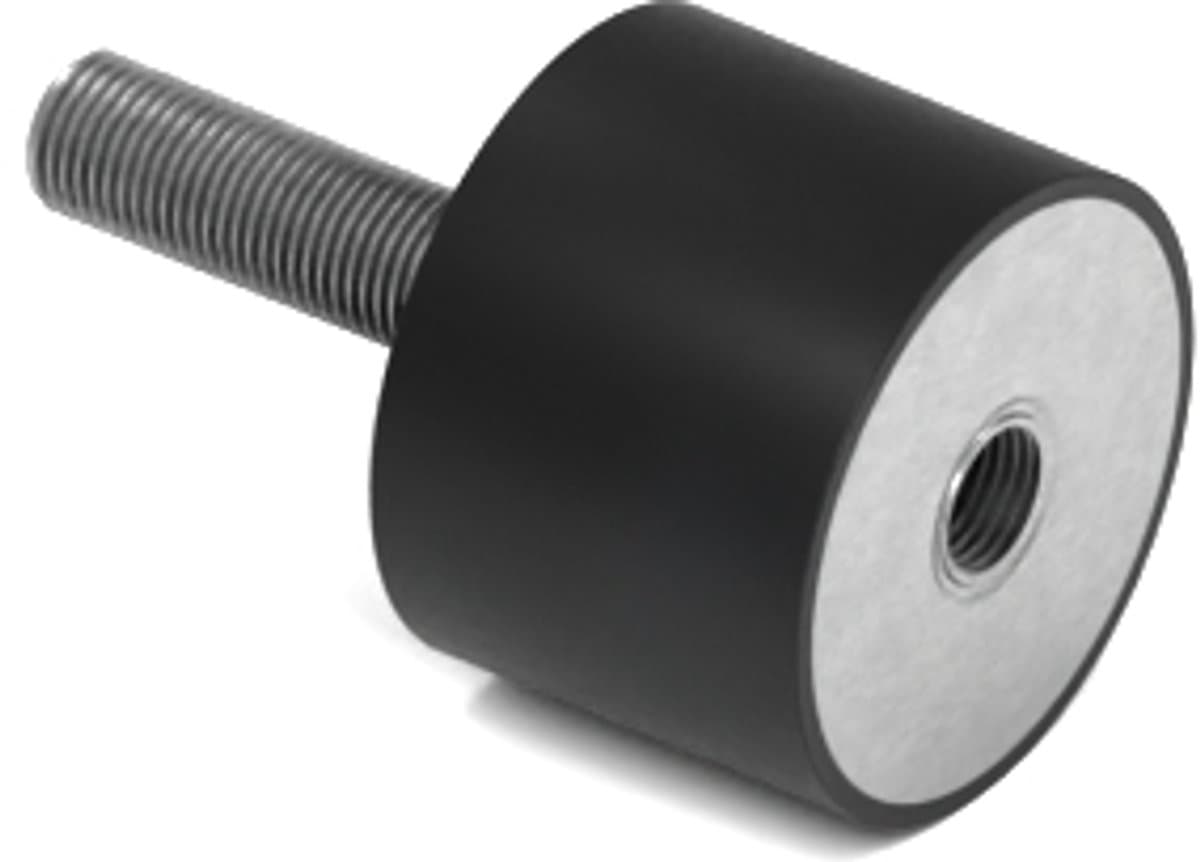 Rubbermagazijn - Trillingsdemper Type B 20x15mm - M6 - Set 10 stuks — afbeelding 1