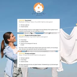 LaundrySpecialist Wasknijpers soft grip - Grijs/wit - 60 stuks - extra lang en stevig - Gemaakt van 85% gerecycled materiaal - wasknijpers plastic - wasknijpers kunststof - knijpers plastic - Made in EU — thumbnail 2