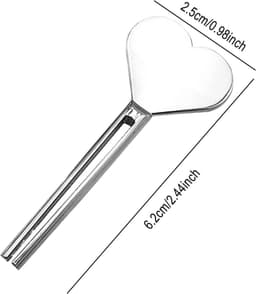 Ibenzoa® Zilveren metalen tandpasta-sleutel set van 2 voor diverse tubes en crèmes — thumbnail 3