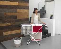 Staal aluminium wit wasrek - 62 x 125 x 133 cm - verrassend design — thumbnail 4