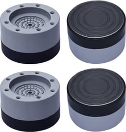 ***Schokdempers - Schok demper - Wasmachine - Dempers - Trillende Wasmachine - Anti schok - Demping - Set van 4 stuks - Grijs - Extra dik - Voetjes wasmachine - van Heble® *** — thumbnail 1