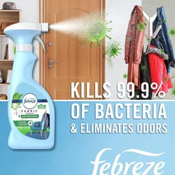 Febreze Textielverfrisser Morning Freshness - 500 ml - Anti Bacterieel Textiel Verfrisser - Textiel Spray - Desinfecterend - Elimineert 99.9% — thumbnail 3