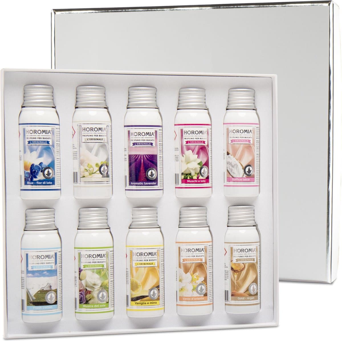 Wasparfum Horomia | Horobox Fiori | proefpakket | cadeau | cadeaupakket | 10 x 50ml — afbeelding 1