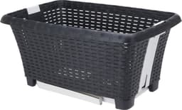 Bathroom Solutions wasmanden op poten 2x stuks - 38L - kunststof - grijs — thumbnail 2