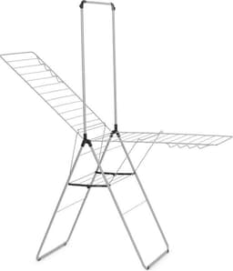 Brabantia HangOn Droogrek - 25 meter - met Stang - Metallic Grey — thumbnail 4