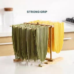 Cosensi - Opvouwbaar Pasta Droogrek voor Eenvoudige Transfer en Opslag - Duurzaam Design - Ruimtebesparend - Keukenaccessoire — thumbnail 3