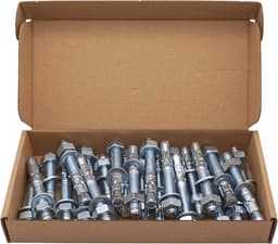 Verzinkte Wigankers M10 x 80 mm - Geschikt voor Metsel- en Betonwerk (25 stuks) — thumbnail 3