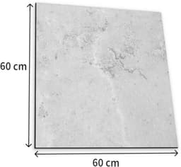 Antislip Wasmachine Beschermers Set van 2 - 60 cm Betonlook — thumbnail 2