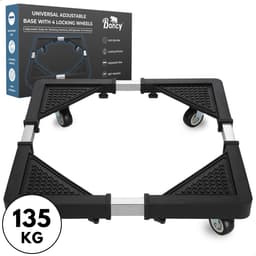 Boncy® Premium Wasmachine Verhoger - Opbouwmeubel Wasmachineverhoger met Wielen - Sokkel of Meubelroller - Witgoed verhoger ook geschikt voor Koelkast, Droger, Vaatwasser, Vriezer — thumbnail 1