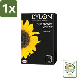 1 x Dylon - Textielverf - Sunflower Yellow - Kleurvaste Textielverf - 350g- Textielverf - Geel - Kleurvaste Textielverf - Machineverf - Stofverf — thumbnail 1