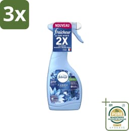 3 x Febreze Textielverfrisser Spray - Sea Breeze - Langdurige Frisse Geur - Lenor Collectie - 500ml - Grootverpakking - Textielverfrisser - Geurverwijdering - Huisdiergeuren - Meeresbrise - Textielverfrisserspray — thumbnail 1