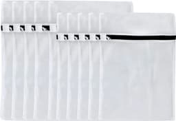 Wasnetten, 10-pack, waszakkenset, waszakken met rits, Geschikt voor het wassen van bh's, ondergoed, sokken, leggings en babykleding (30*40 cm/40*50 cm). — thumbnail 1