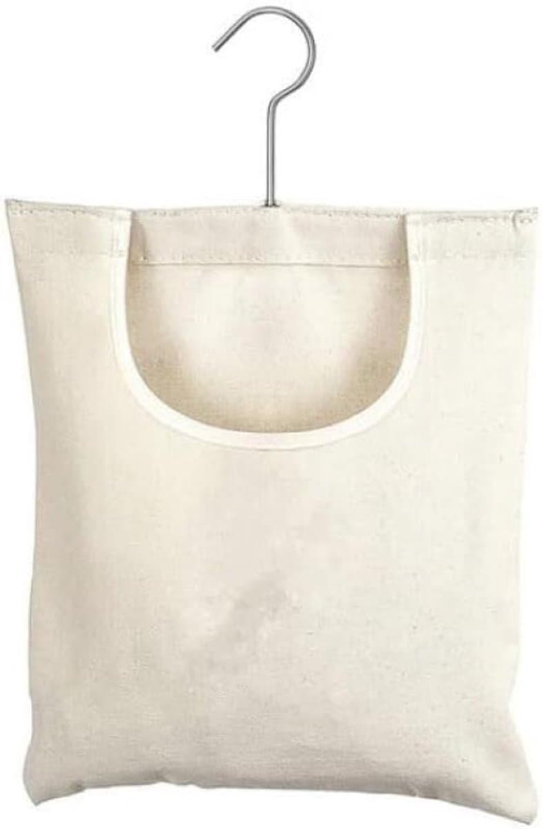 Opbergtas voor wasknijpers - 31.75*26.67 cm - Draagbare - Opbergtassen voor het organiseren - Stof- en vochtbestendige tassen - Opbergtas - Met haken - Beige - 300D Oxfordstof - Voor binnen en buiten - Hangend opbergtas — afbeelding 1