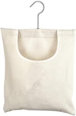 Opbergtas voor wasknijpers - 31.75*26.67 cm - Draagbare - Opbergtassen voor het organiseren - Stof- en vochtbestendige tassen - Opbergtas - Met haken - Beige - 300D Oxfordstof - Voor binnen en buiten - Hangend opbergtas — thumbnail 1