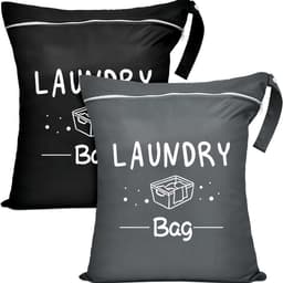 Set van 4 - Grote reiswaszakken - Waterdicht met handvatten - Wasbaar - Geschikt voor op reis - Geschikt voor nat en droog gebruik - Voor zwemkleding, sportkleding, wasgoed, zwembad, studentenkamers, enz. — thumbnail 5