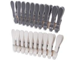 Wasknijpers Set van 20 - Kunststof - Sterke Grip - Waslijn Knijpers - Weerbestendig - Voor Binnen en Buiten