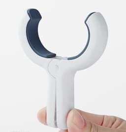 6-stuks strandlakenclip - Dekenclip -Winddichte clip - Droogclip -Sterke bijtkracht - Antislip - Beschadigt kleding niet - Winddicht - Geschikt voor knuffels, handdoeken, kleding, kamperen en reizen - Wit — thumbnail 3