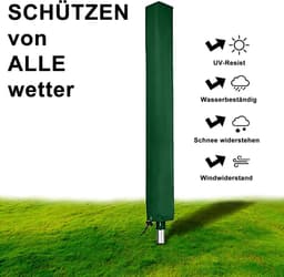 Deze 180 cm draaibare droogrekhoes is gemaakt van hoogwaardig 600D waterdicht materiaal, UV-bestendig en milieuvriendelijk. — thumbnail 2