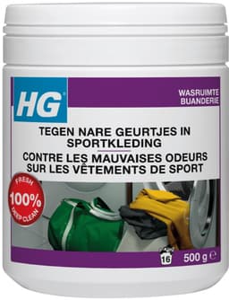 6 x HG Wasmiddel Toevoeging Tegen Nare Geuren In Sportkleding 500 gr - Sportkleding Geurverwijderaar - Wasmiddeltoevoeging - Nare Geurtjes - Sportkleding Geur - Wasmiddel — thumbnail 3