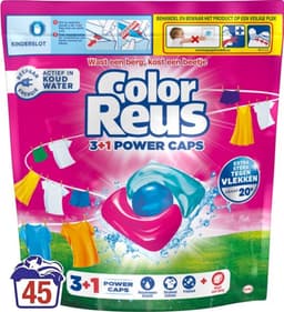 Color Reus 3+1 Power Caps - Wascapsules - 45 Wasbeurten — thumbnail 1