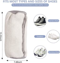 Herbruikbare Waszak voor Schoenen - Wasnet voor Wasmachine - Sneakers Wassen — thumbnail 5