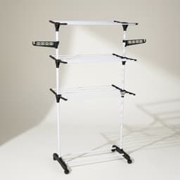 Verticale wasdroger met ruimte voor hangers, 160 cm, ALTO — thumbnail 5