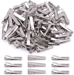 Zilveren Haarspeldjes voor DIY Haaraccessoires - Alligator Clips (1,26 inch) — thumbnail 1