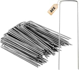 Allecta - 56 stuks stevige grondankers van 15 cm voor onkruiddoek, tenten, omheiningen - camping en tuinanker — thumbnail 1