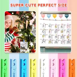 Kleurige houten wasknijpers 50 stuks, 7,2 cm, perfect voor foto's en knutselen — thumbnail 4