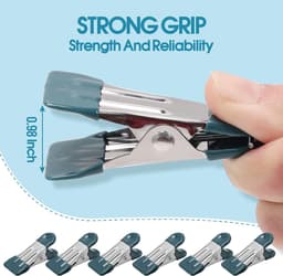 Wasknijpers - wasknijpers klein - Knijpers - handdoekclips - 30 stuks - Handdoekknijpers - sokken clips - sokkenclips - wasknijpers rvs - rvs wasknijpers - 5.5*2.5cm - Groen — thumbnail 5
