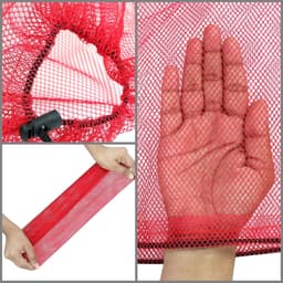 Allecta - Set van 10 Nylon Waszakken met Trekkoord - Multicolor - 35,5 x 40 cm - Voor Opslag, Reizen, Wassen, Sport, Strand en Zwembad — thumbnail 4