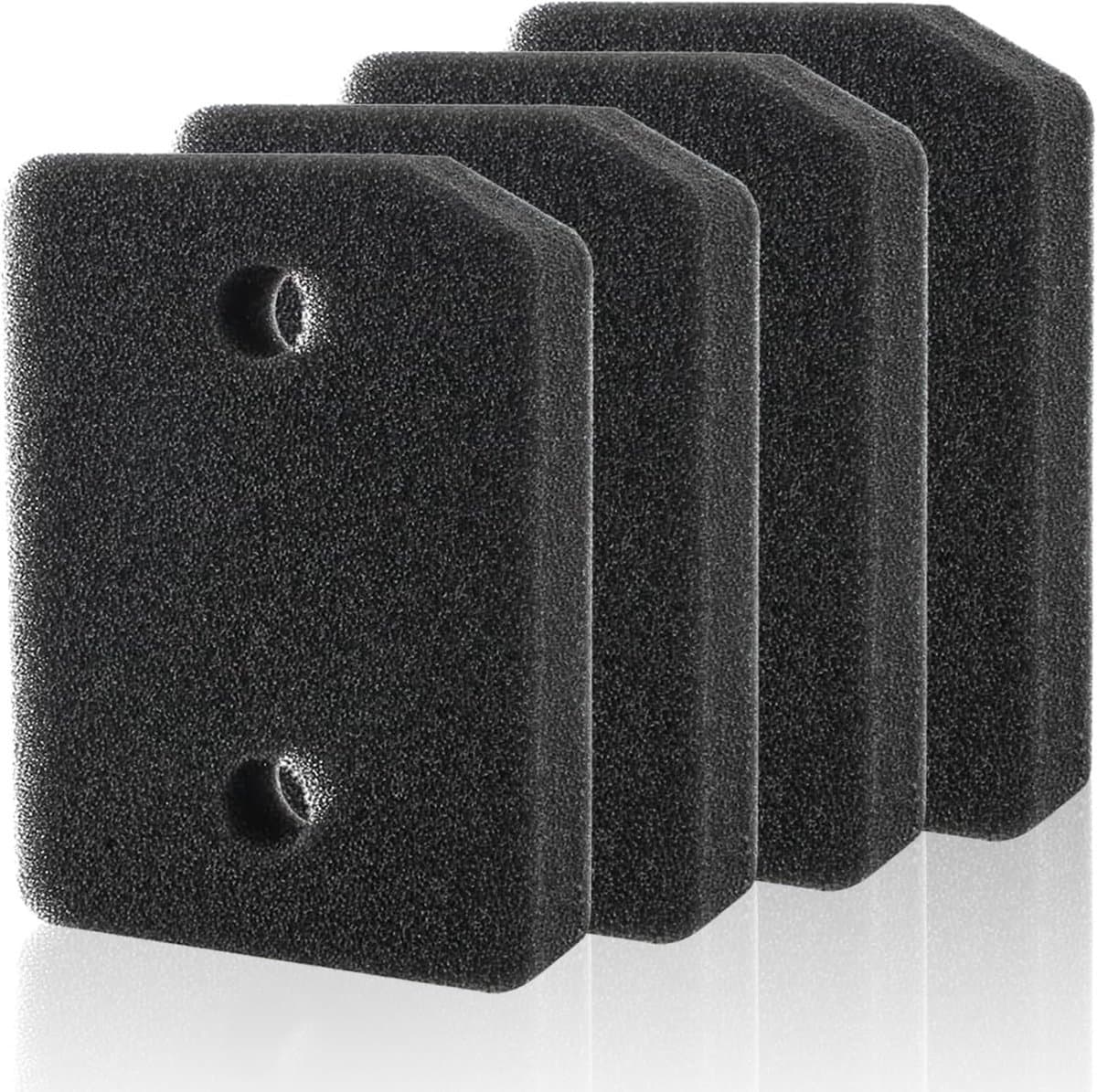 4 stuks - 9164761 droger filters voor Miele T1-serie warmtepompdroger, fijn/grof 207 x 157 x 30 mm wasdroger sokkelfilter-voor Wasdrogers - Basisfilter - mat zwart — afbeelding 1