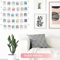 Mini Houten Knijpers met Jute Touw voor Foto's en Decoratie — thumbnail 2
