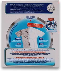 Dylon White 'n' Bright witmaker 5 doekjes - VOORDEELPACK 6 STUKS — thumbnail 2