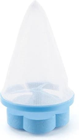 Wasmachine filter - Wasmachine reiniger - Wasmachine vuilreiniger - Wasmachine cleaner - Blauw - Herbruikbaar - Wasfilter - Schoonmaakmiddel - Vuil verwijderen - Drijvend vangnet - Haarvanger - Haar vanger - Ontstopper - Thuis innovatie - Vangnet — thumbnail 3